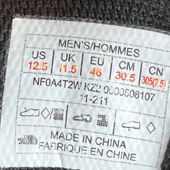 The North Face 12.5 Vectiv Exploris Futurelight‎ Waterproof Black Hiking Shoes - Picture 9 of 9